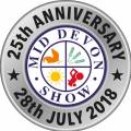 MID DEVON SHOW - 25TH ANNIVERSARY SHOW - 28TH JULY 2018