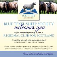 Scottish Blue Texel Club Open Meeting